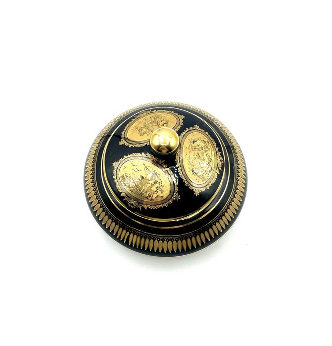 Caixa grecia 24k ouro antiga