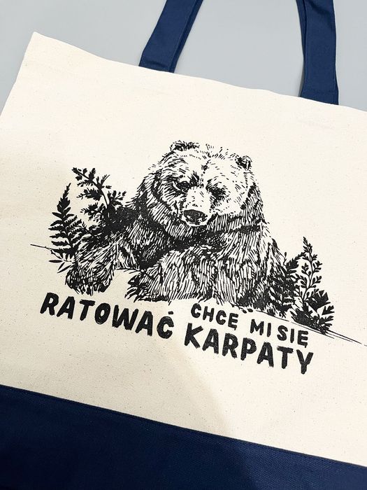 Torba shopper na zakupy Greenpeace Chce mi się ratować Karpaty