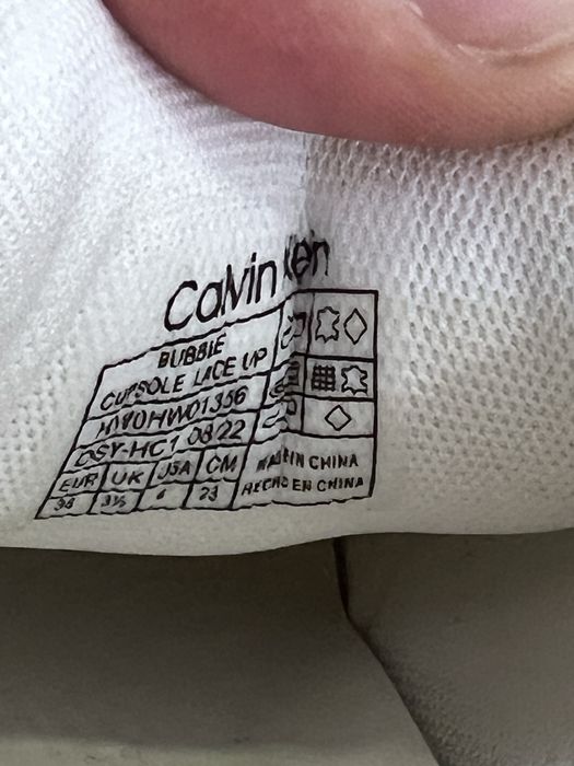 Ténis pele Calvin Klein T.36 - NOVO