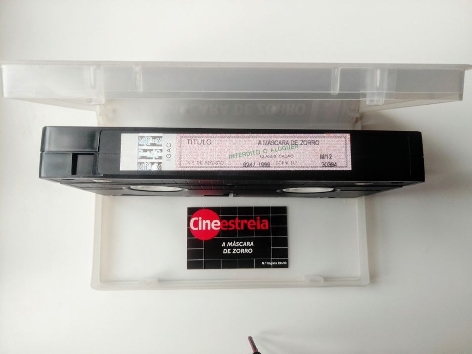 VHS  A máscara de Zorro 1999