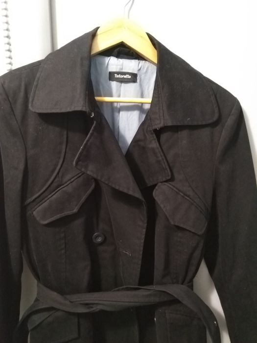 Trench preto novo