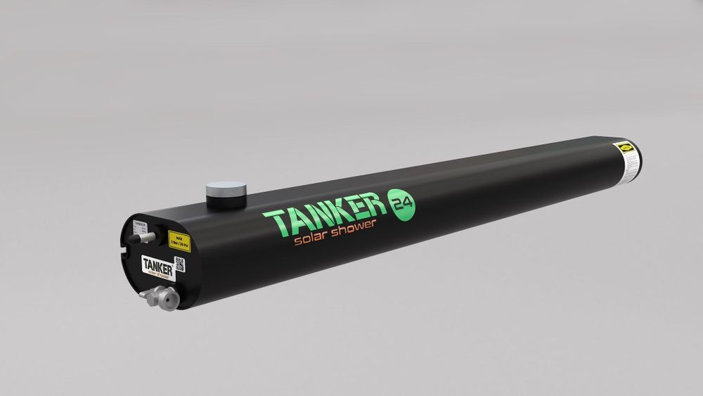 Duche Solar / tanque de água Portátil e pressurizado 24L