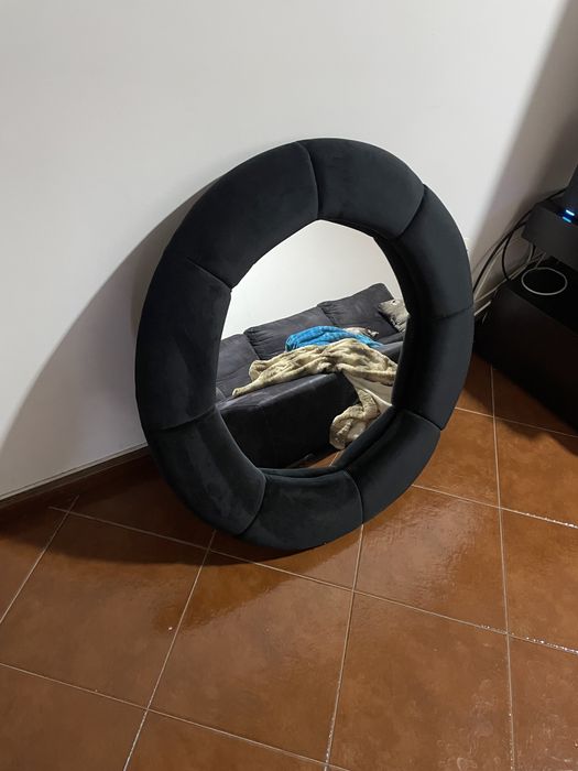 Moldura redonda Paris black