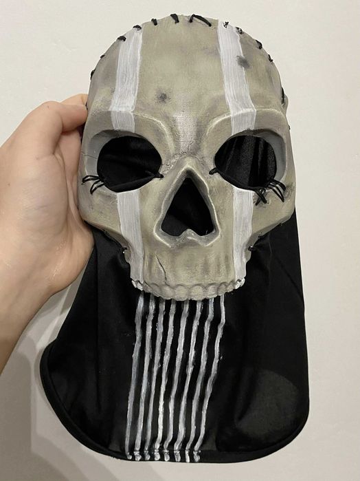 Premium Ghost Call Of Duty maska cosplay COD HANDmade darmowa wysyłka