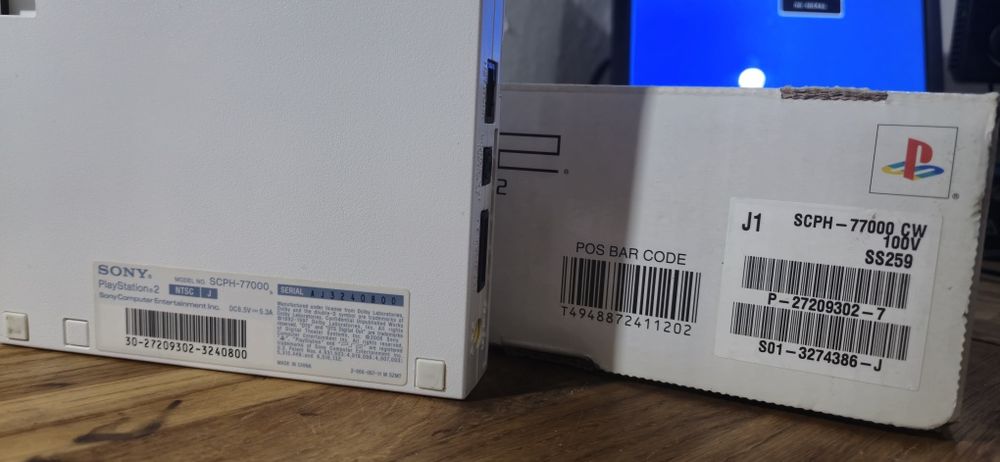 Playstation 2 scph 77000 ceramic white