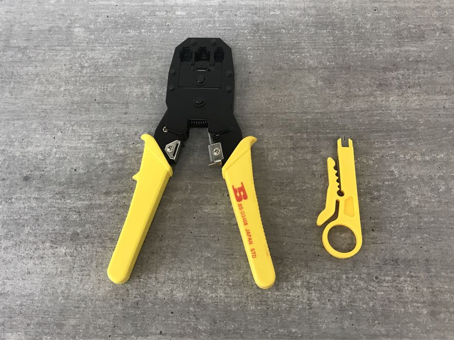 Обжимной инструмент для витой пары кримпер обжимка интернет провода