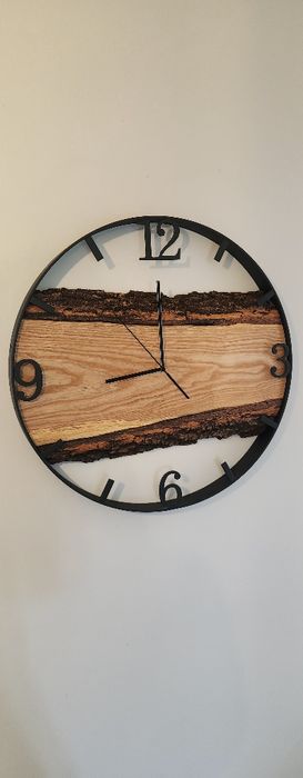 Zegar w stylu loft średnica 50 cm.