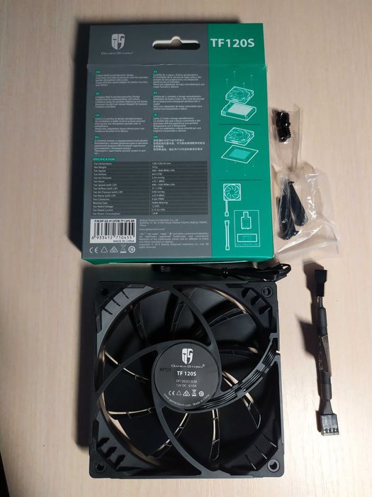 Вентилятори 120 мм для корпусу, блока живлення, процесора.