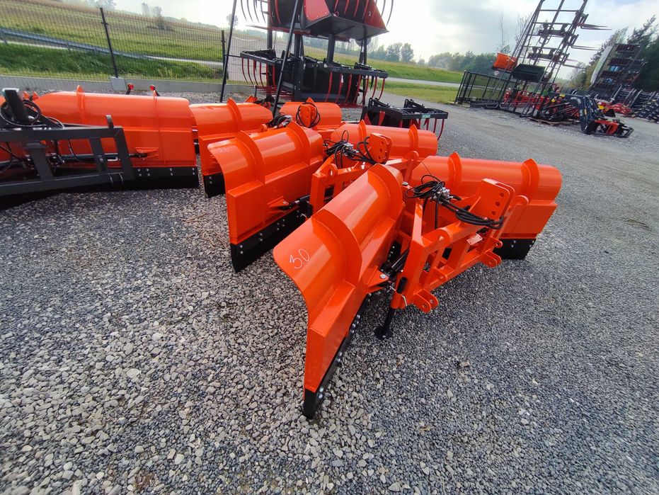 Mocny pług do śniegu do tura tuz strzałka Metal Technik dostawa Gratis