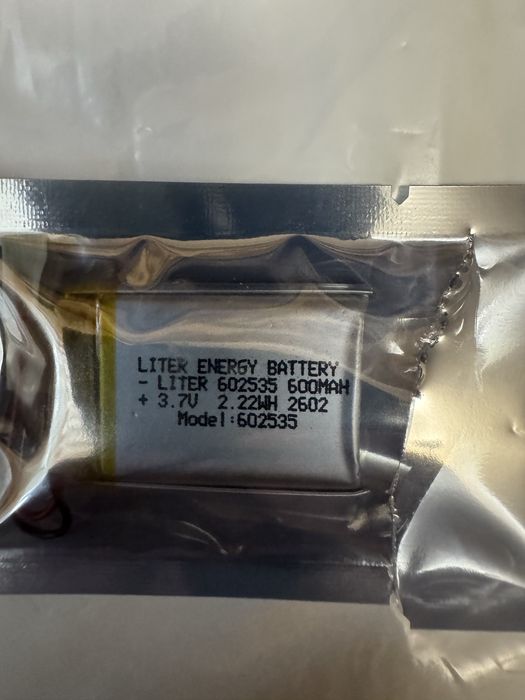 Аккумулятор Liter Energy Li-Pol 602535 3.7V 600 мА·ч