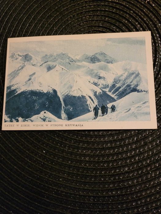 Pocztówki " Tatry" 4 sztuki,  fot. Zwoliński .
