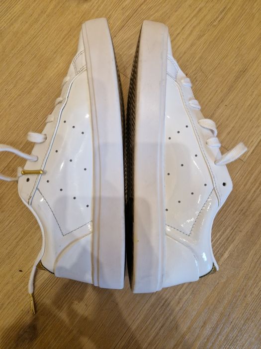 Adidas Sleek Gold Metallic Niskie Sneakersy