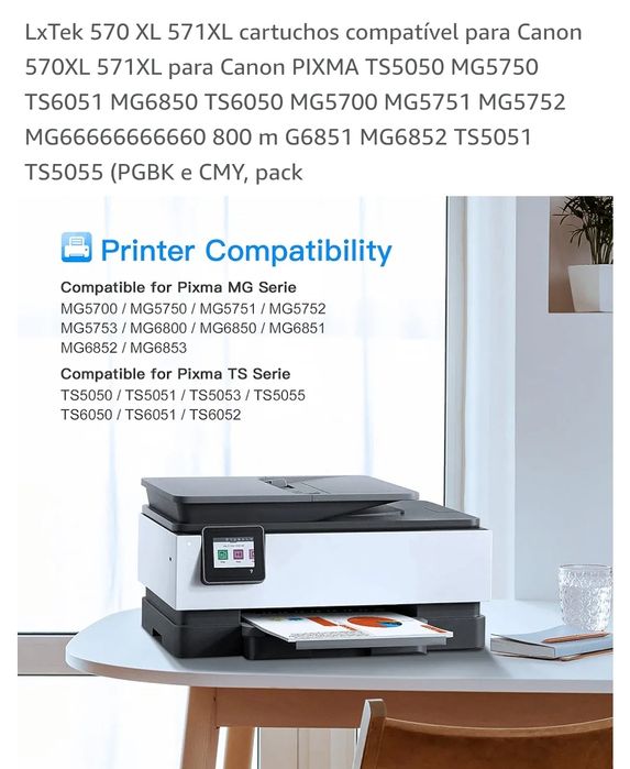 Tinteiros para Canon 570XL , 571XL