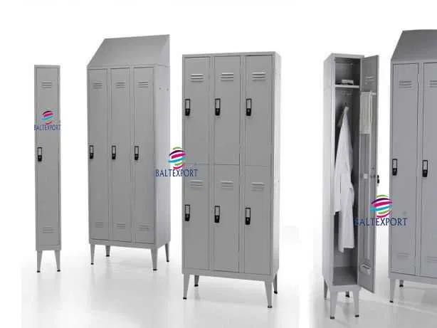 Vestiário Quadruplo 4 Portas Metálico 1900x1200x500mm c/Pes 200mm Novo