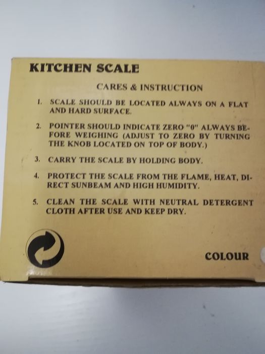 Balança de cozinha e Termo