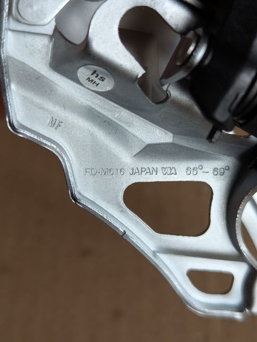 Przerzutka SHIMANO Deore FD-M616-D, 2x10s, DOWN SWING DIRECT MOUNT