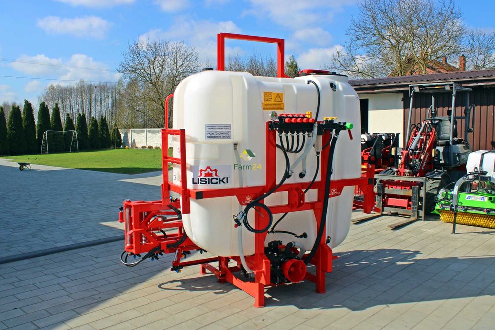 NOWY Opryskiwacz LISICKI 400L 600L 800L 1000L 1200L Opryskiwacz polowy zawieszany 12m 15m | głowice potrójne | zawór stało ciśnieniowy | stabilizacja