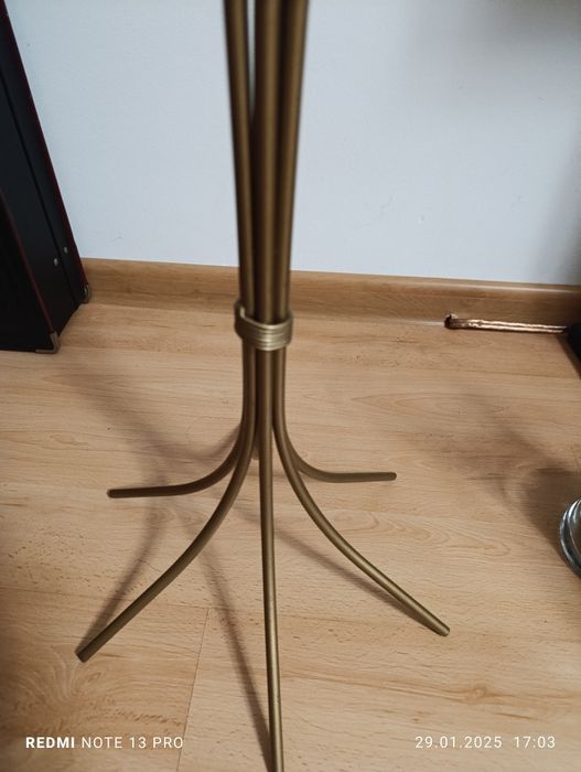 Świecznik podłogowy złoty wys. 110cm