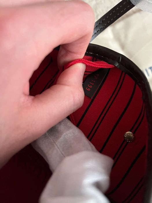 Od ręki LV Neverfull MM, Damier Ebene