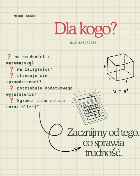 Korepetycje z matematyki ONLINE