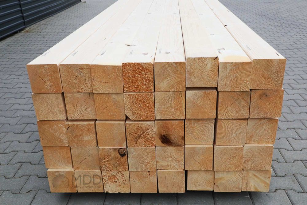 Drewno konstrukcyjne KVH C24, różne przekroje