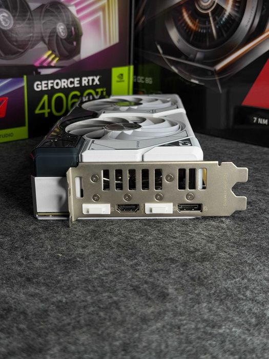 ASUS DUAL RTX 4070 WHITE OC 12GB GDDR6X | МАГАЗИН | Гарантія 90 днів