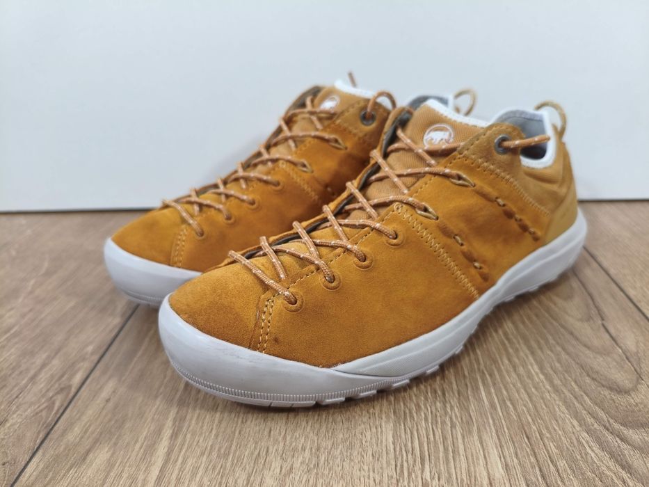 Buty Mammut Hueco Łów Gtx Gore-Tex skórzane wodoodporne trekkingowe turystyczne r. 37 1/3 24,4cm