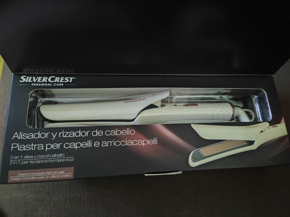 Prancha para cabelo.