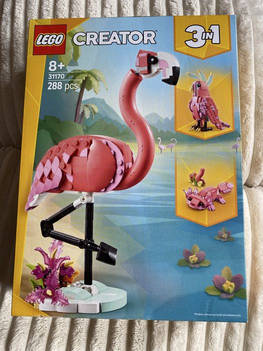 LEGO® 31170 Creator 3w1 - Dzikie zwierzęta: różowy flaming