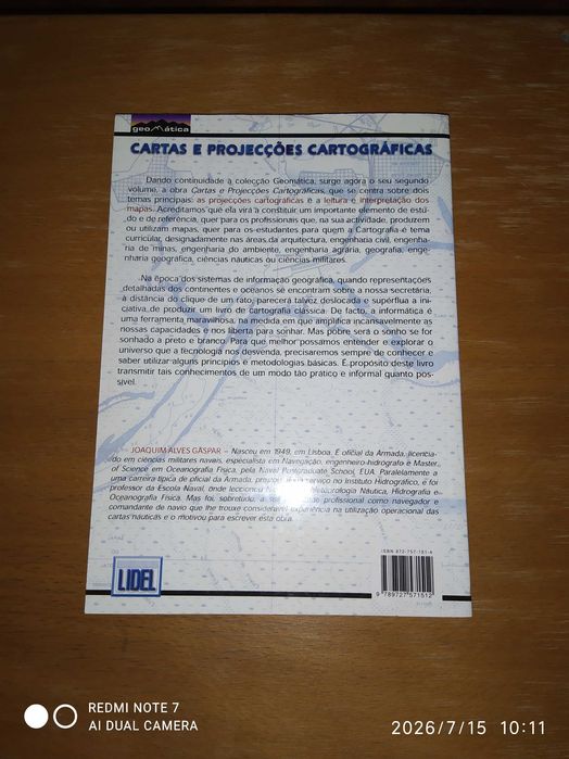 ## livro Cartas e Projecções Cartográficas (lidel) ##
