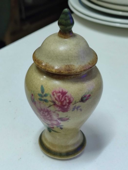 Pequeno Pote Antigo de Gengibre Ceramica