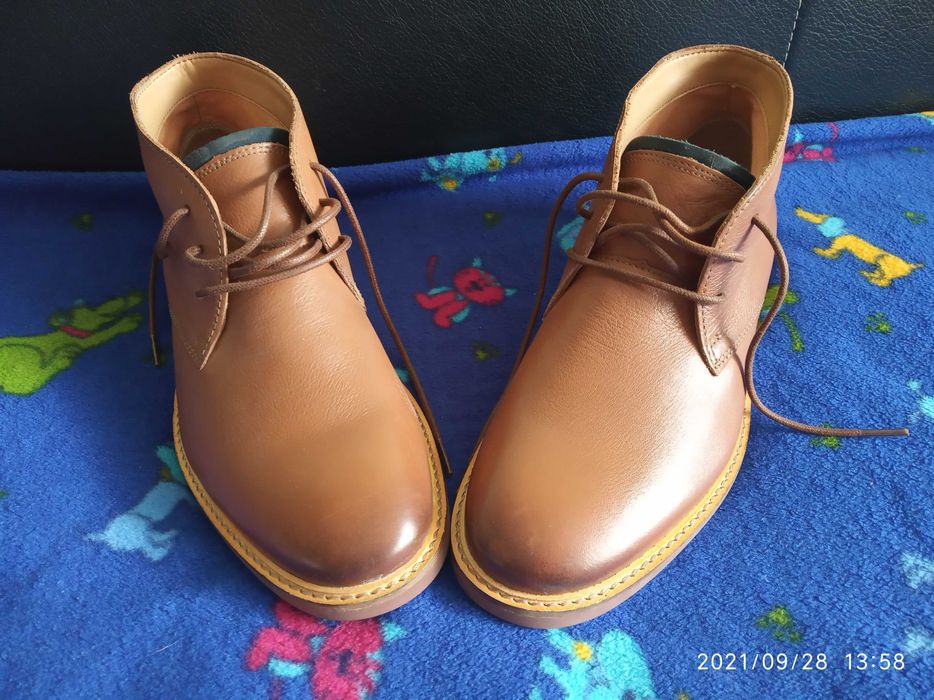 Черевики боти туфли ботинки туфлі 39 ,5 стелька 27 см clarks кожа
