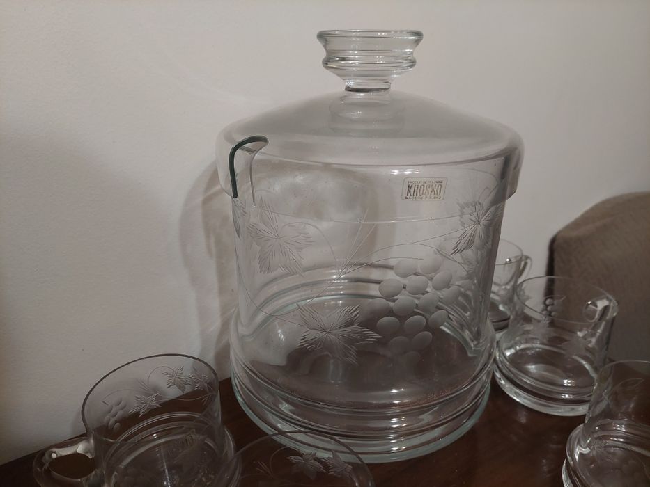 Conjunto pote com 6 canecas