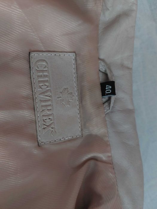 Kurtka damska ramoneska skórzana skóra naturalna Chevirex r. 40