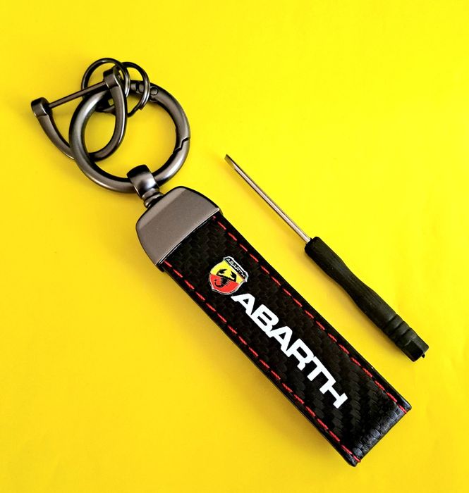 ** NOWY Breloczek ABARTH brelok do kluczy kluczyka zawieszka wisiorek
