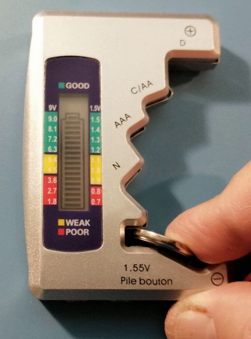 Тестер для проверки емкости батареек мощность аккумулятора дисплей