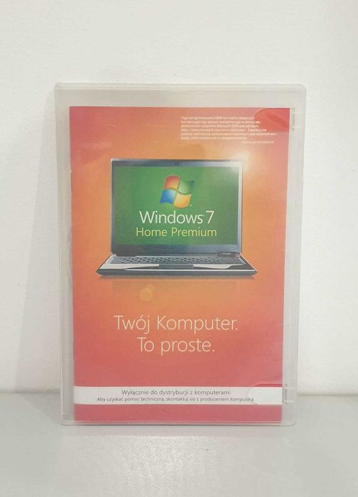 Windows 7 Home Premium 64bit Sp1 Polska wersja Oryginalny