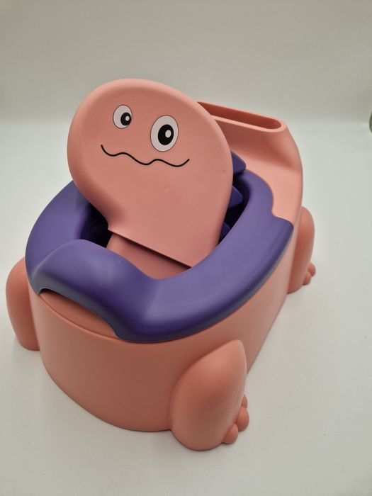 Nocnik różowy fioletowy dinozaur