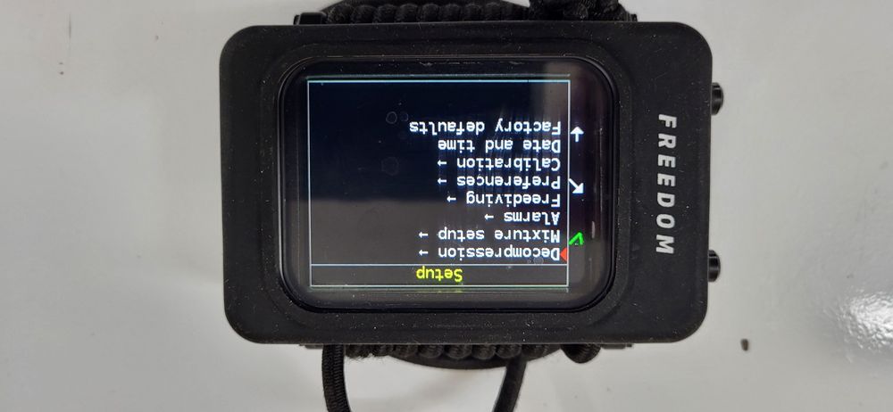 Komputer nurkowy feromon Diversoft Basic nitrox