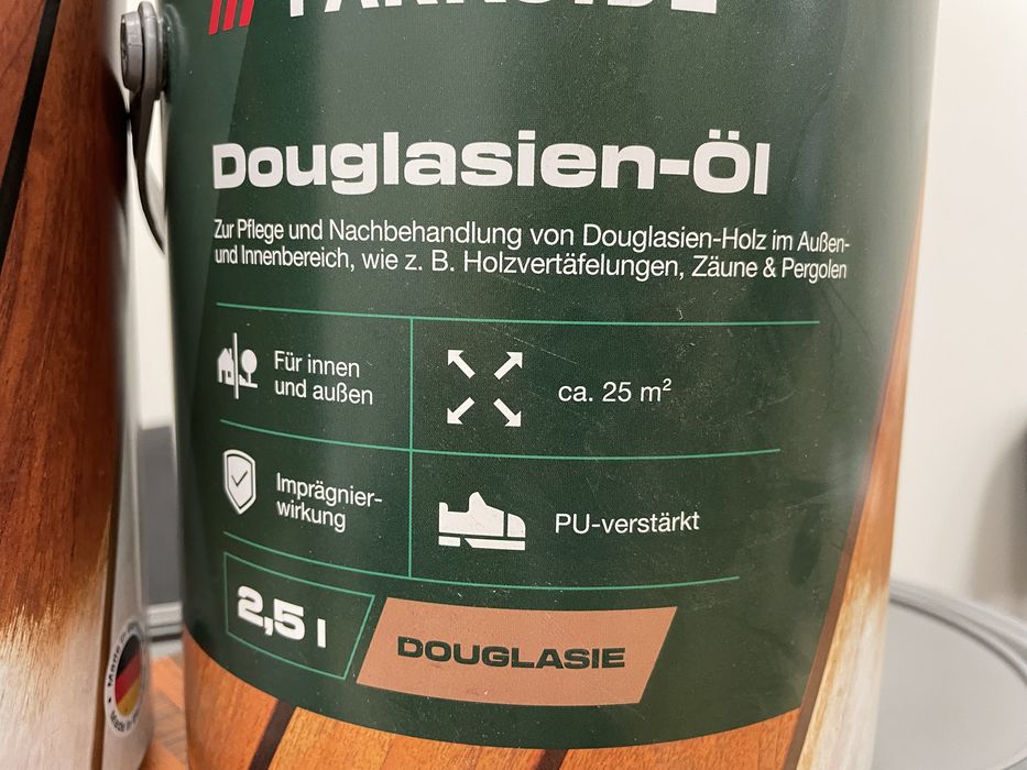 Масло для дерева с полиуретаном (цвета в описании) 2,5л PARKSIDE