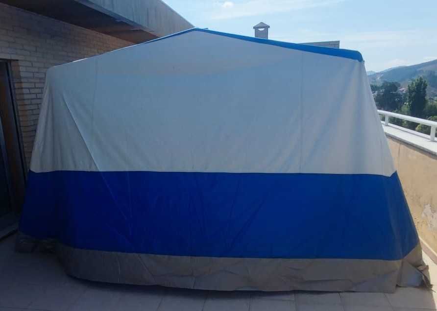 Tenda de campismo familiar para 6 pessoas