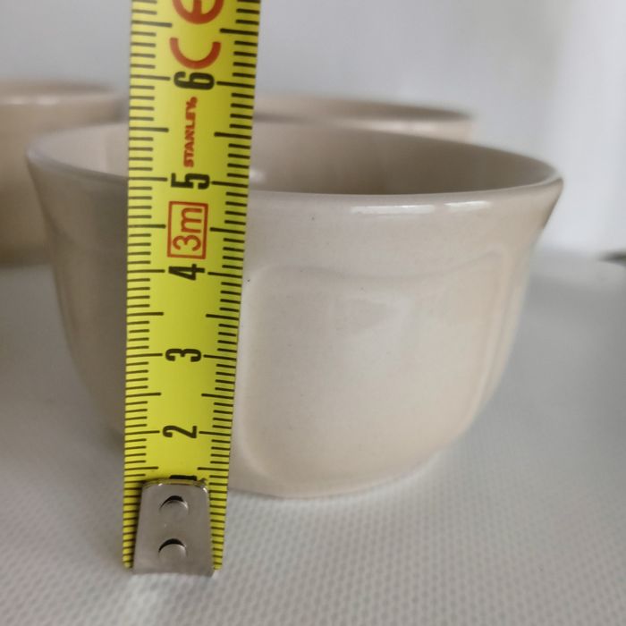 Miseczki kokilki Pruszków PRL zestaw 4 sztuki