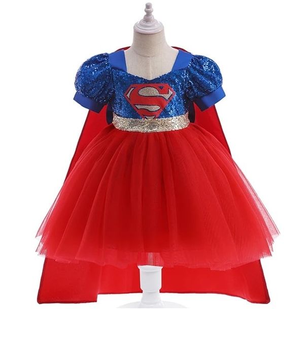 Fantasias Supermulher Infantil – 4/5/ Anos (110cm) e 6/7 (130cm) Novo