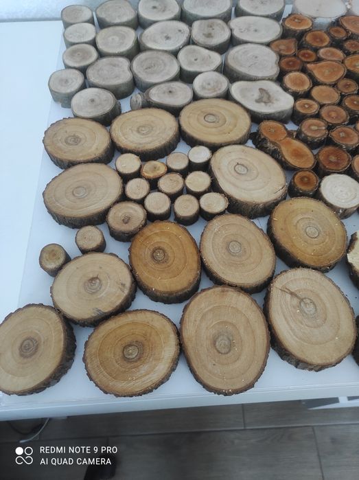 Зрізи дерева для творчості