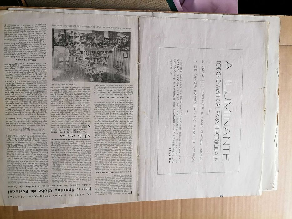 Stadium Reportagem Gráfica 1943 Sporting,Salgueiros,Vitória,Famalicão