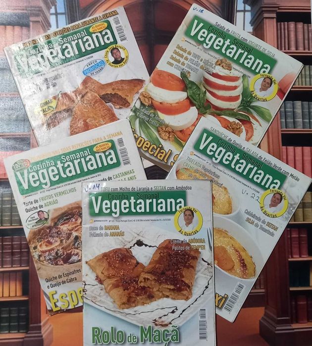 Revistas Cozinha Semanal Vegetariana (Mini) - Pack 5 Revistas