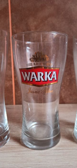 Szklanki do piwa Warka