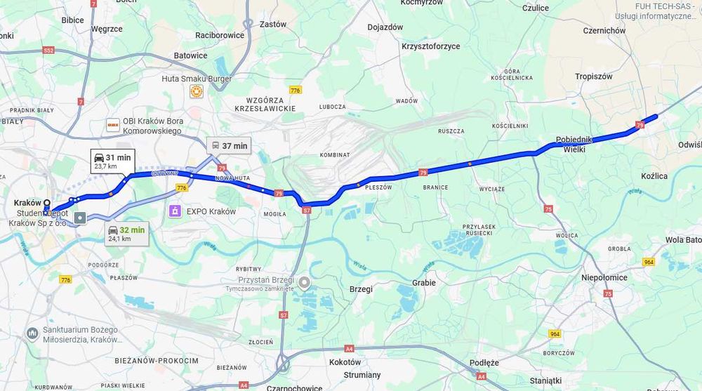 4 uzbrojone działki budowlane 30 minut od centrum Krakowa, Media, MPZP, dobra okolica - Widok 5
