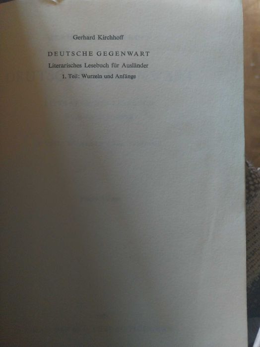 Deutshe  Gegenwart ' 2 livros