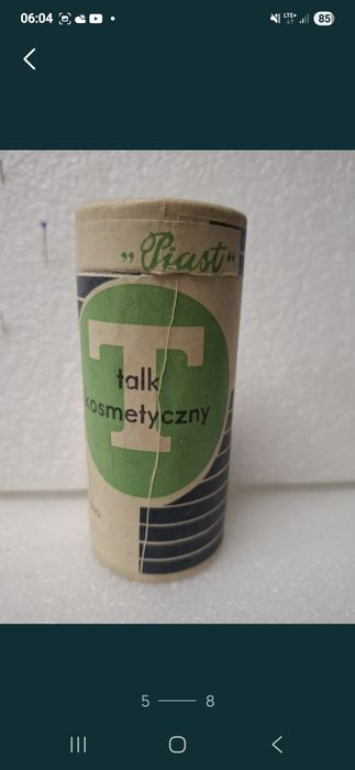 Talk kosmetyczny Piast Gniezno prl